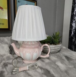 Pink Princess Teapot Table Lamp KARMA HOME